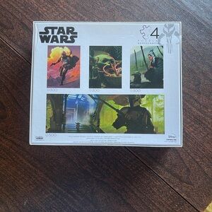 NWT Star Wars The Mandalorian Puzzle 4 puzzle set